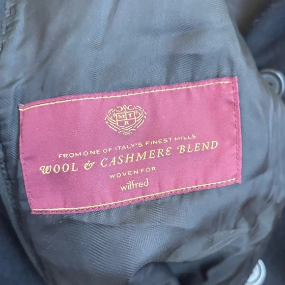 Wool Wilfred Black Women's Coat - Picture 2 of 6